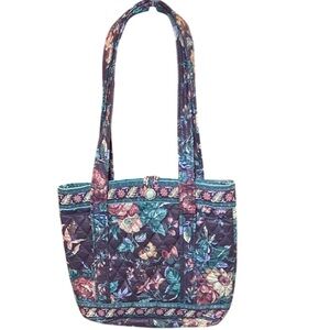 Vtg Vera Bradley Indiana  Tote Shoulder Bag Wildwood Retired Rare Made USA